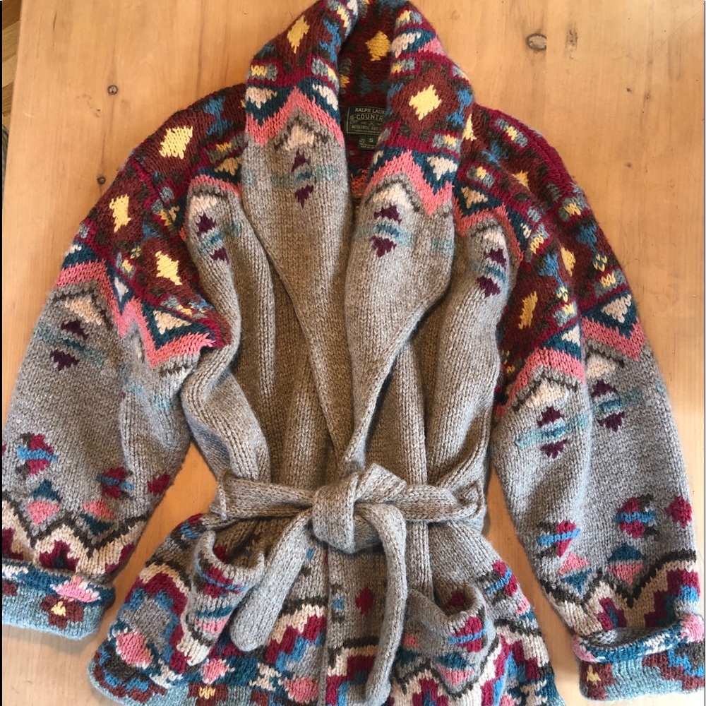 ❌SOLD❌Ralph Lauren Hand Knit Wool - Native America
